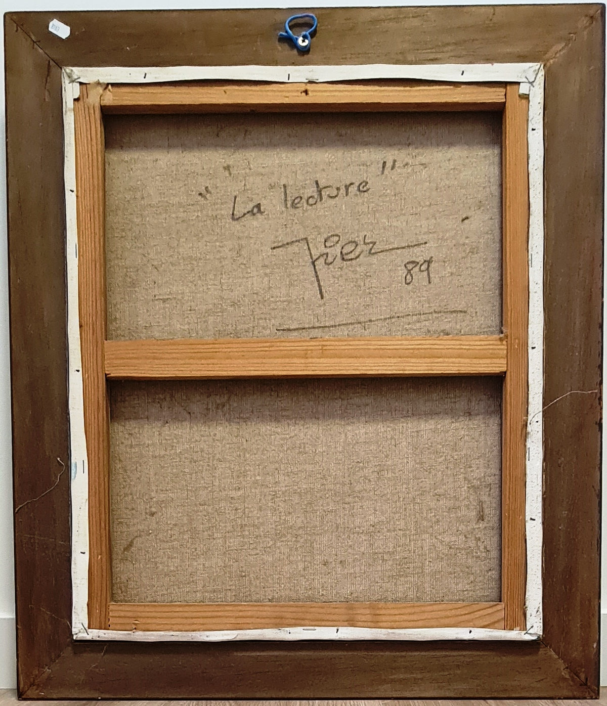 Pierre LABADIE dit PIER - Le lecture (Œuvre originale)