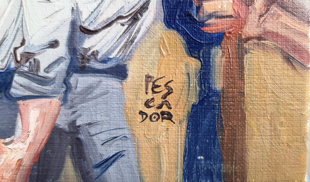 José Luis PESCADOR - La danse du coffre (Œuvre originale)