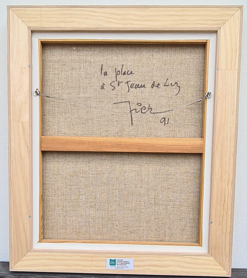 Pierre LABADIE dit PIER - La place à Saint-Jean (Œuvre originale)