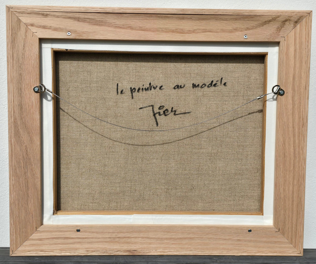 Pierre LABADIE dit PIER - Le peintre au modèle (Œuvre originale)