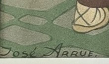 José ARRUE Y VALLE - La sortie de l'église