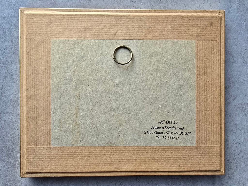 Ramiro ARRUE Reproduction d'un dessin préparatoire au tableau "Partie de mus"