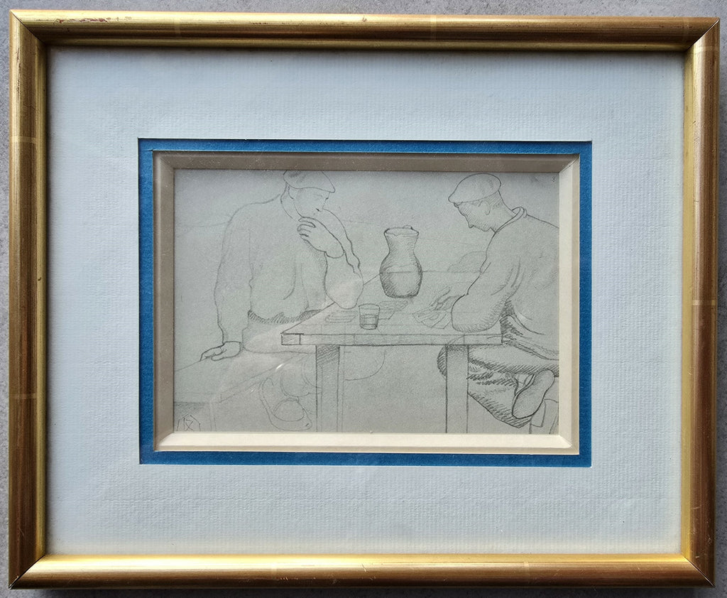 Ramiro ARRUE Reproduction d'un dessin préparatoire
