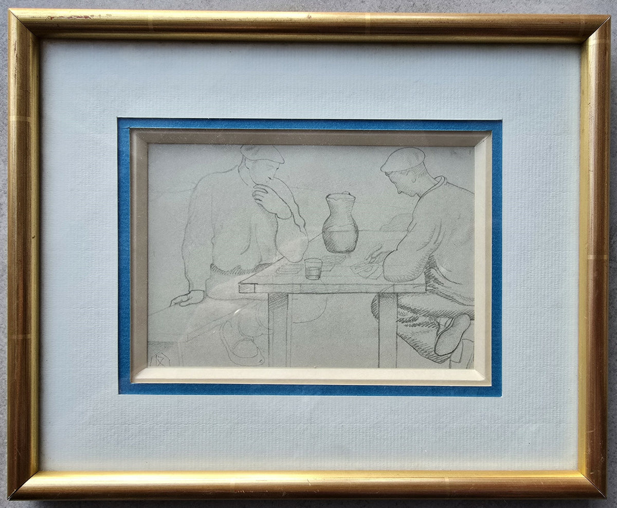 Ramiro ARRUE Reproduction d'un dessin préparatoire