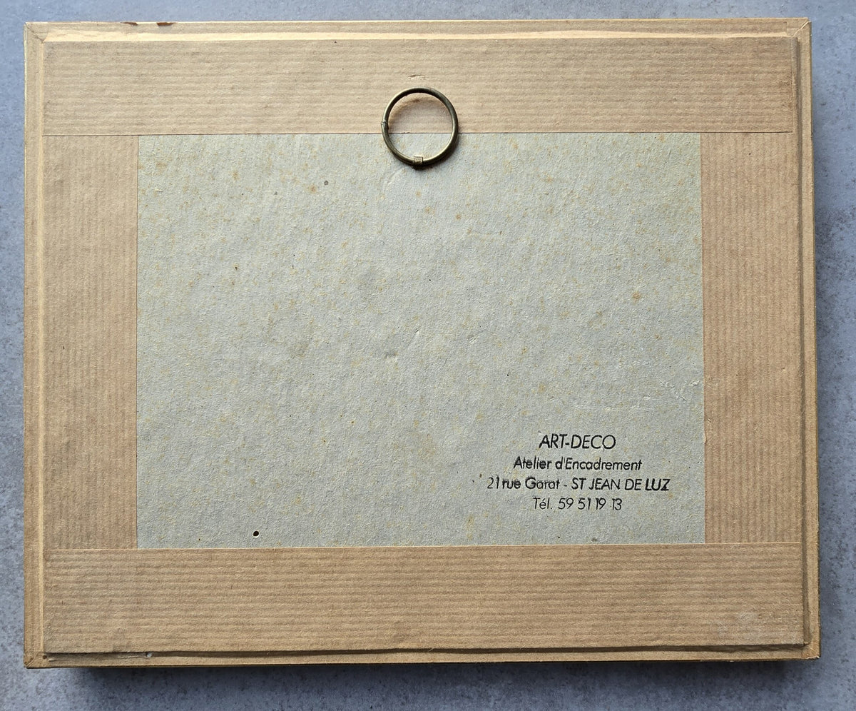 Ramiro ARRUE Reproduction d'un dessin préparatoire