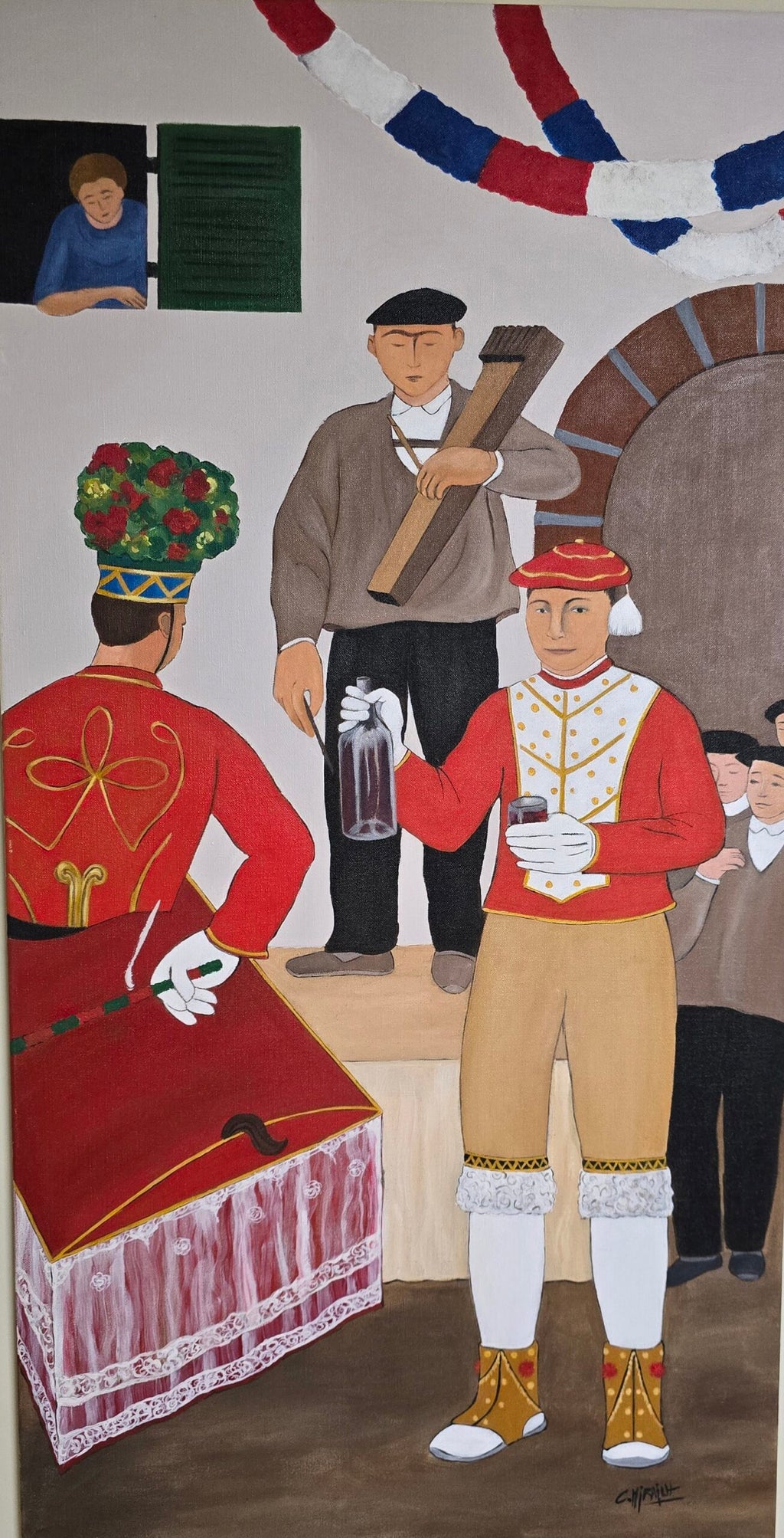 Céline MIRAILH-ARROSSSAGARAY - Tableau d'après un autre