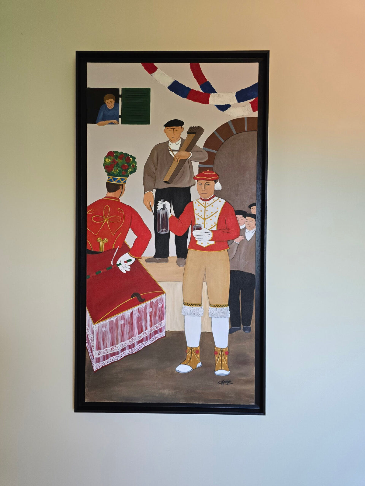 Céline MIRAILH-ARROSSSAGARAY - Tableau d'après un autre