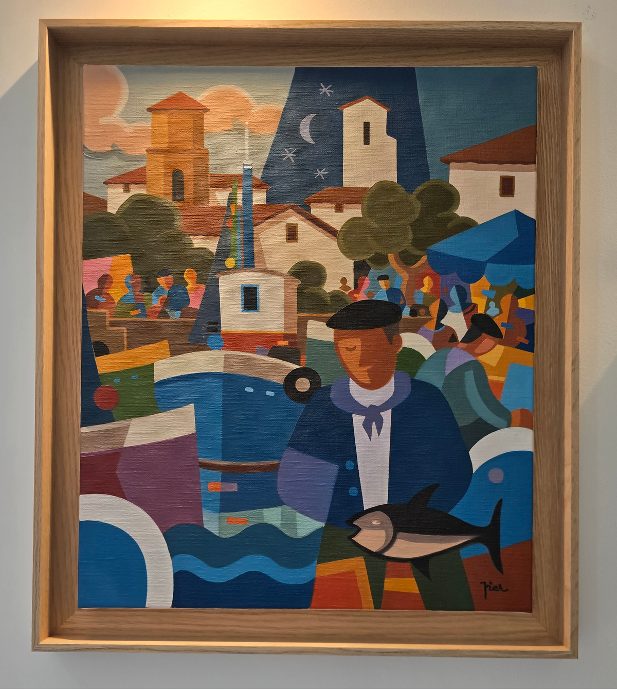 Pierre LABADIE dit PIER - Retour de pêche à Saint-Jean-de-luz
