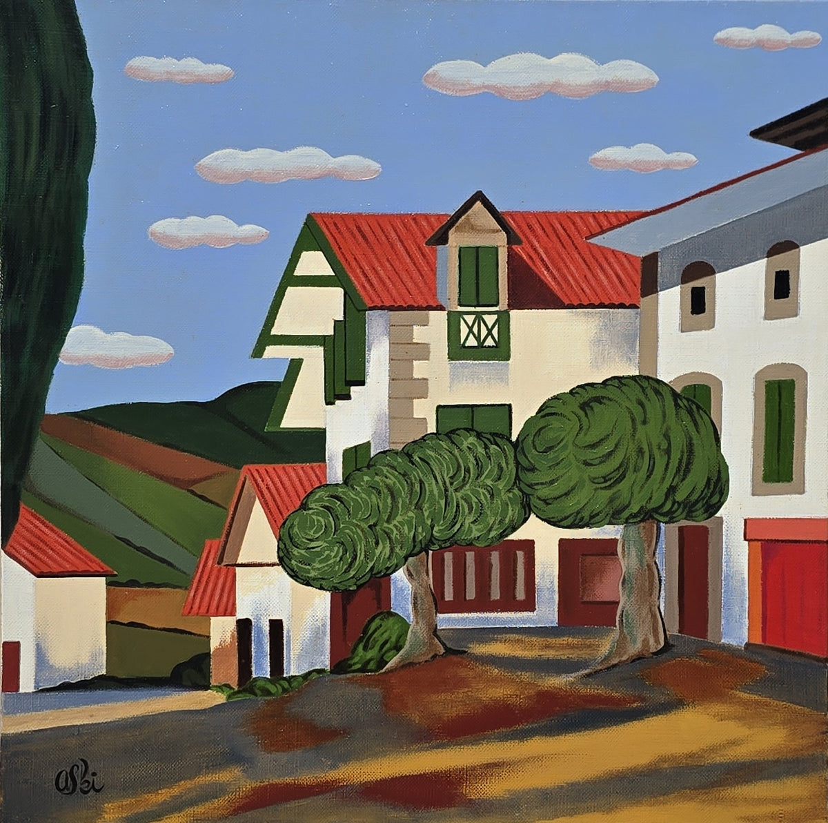 Patrick COSSU dit ASKI Maison de village basque