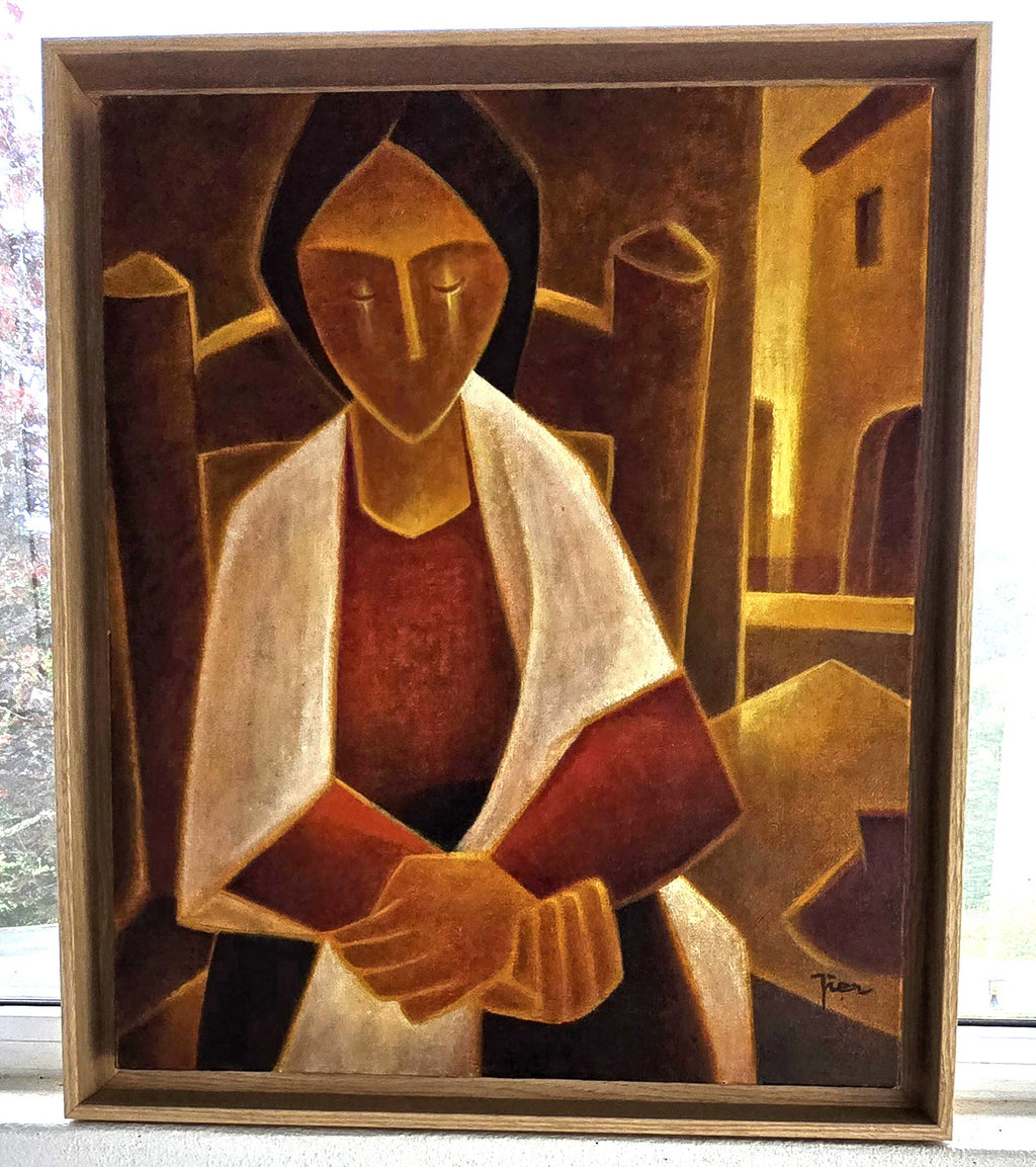 Pierre LABADIE dit PIER - Femme au châle (Œuvre originale)