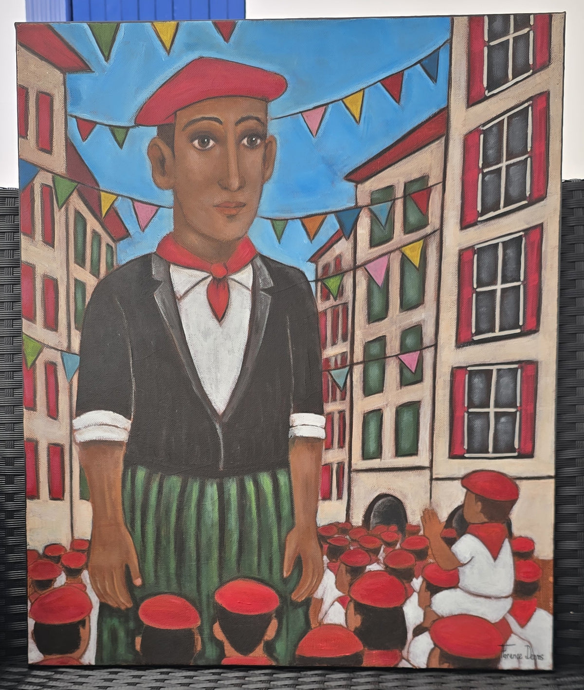 Florence DEYRES Géant des fêtes de BAYONNE