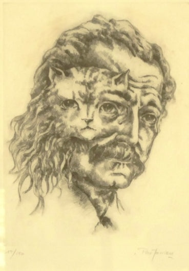 Mattin-Laurent PARTARRIEU - Georges BRASSENS (Gravure)
