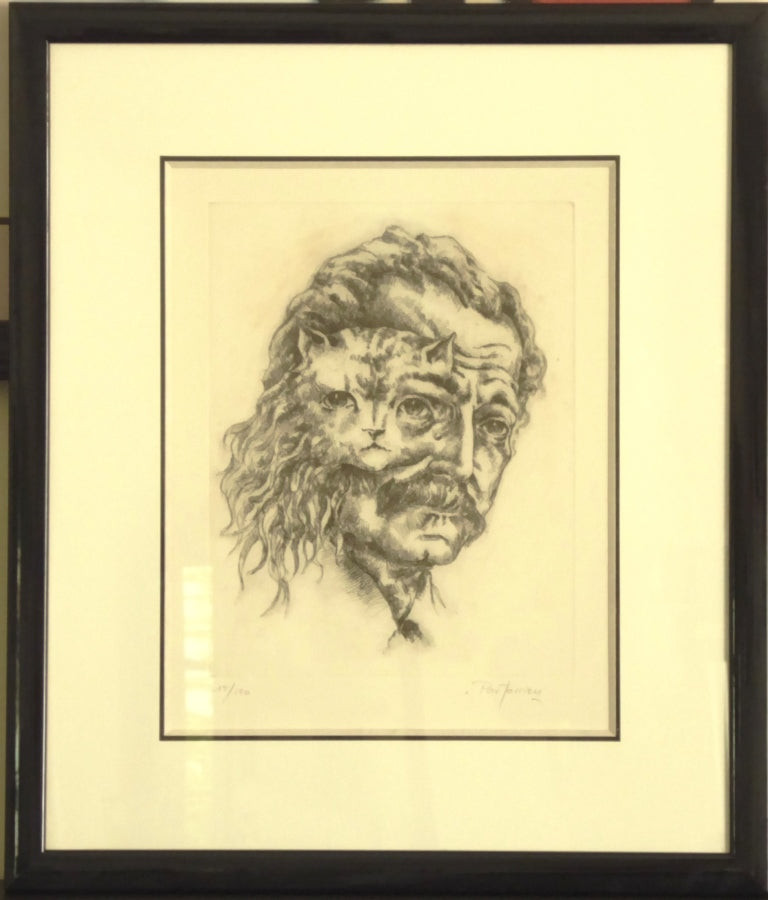 Mattin-Laurent PARTARRIEU - Georges BRASSENS (Gravure)