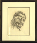 Mattin-Laurent PARTARRIEU - Georges BRASSENS (Gravure)