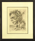 Mattin-Laurent PARTARRIEU - Jacques BREL (Gravure)