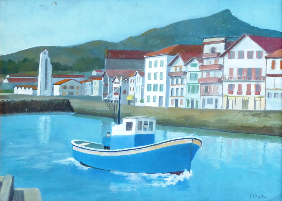 Jean FAURE Bateaux Ciboure (Œuvre originale)