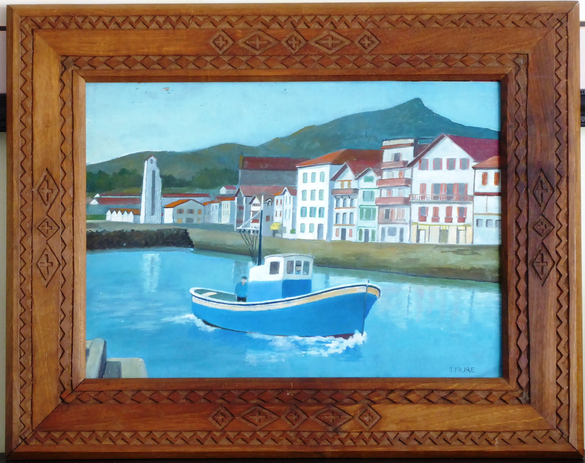 Jean FAURE Bateaux Ciboure (Œuvre originale)