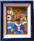 Pierre LABADIE dit PIER - Le port à Saint-Jean de Luz (Oeuvre originale 2008)
