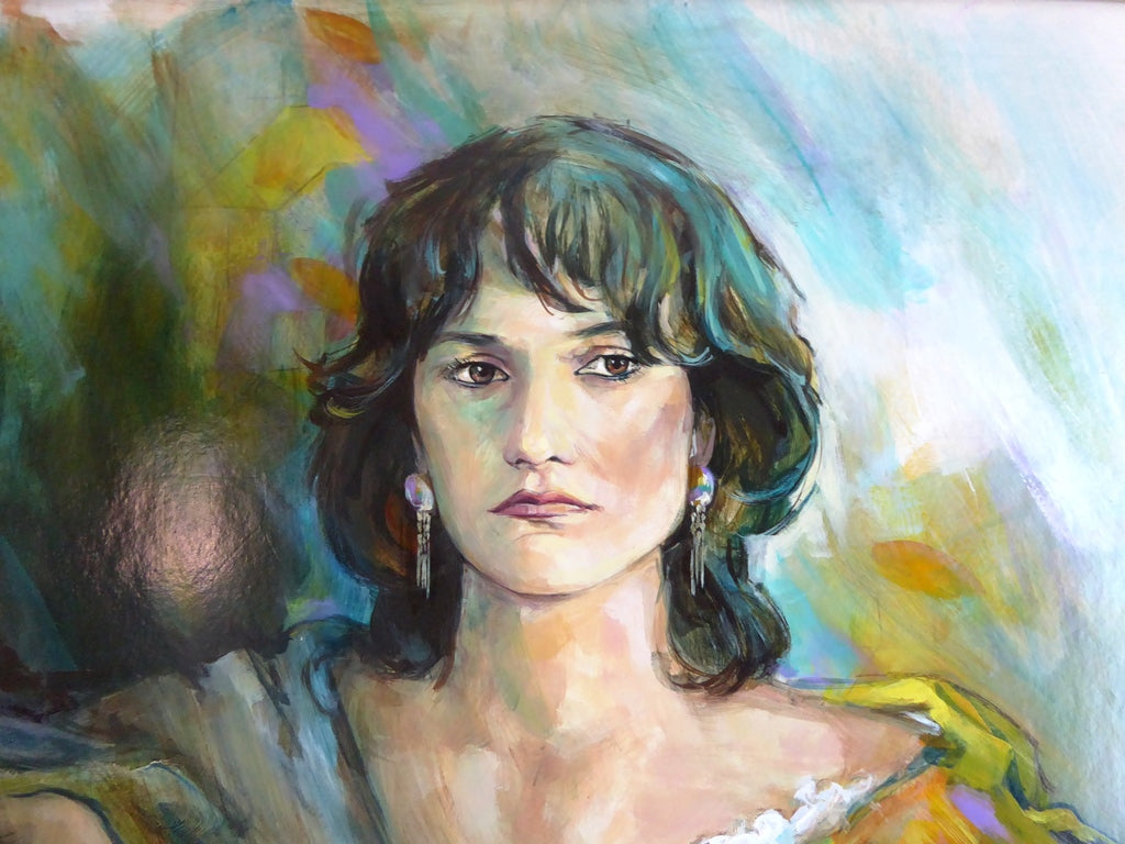 Mattin-Laurent PARTARRIEU – Portrait de femme (Œuvre originale)