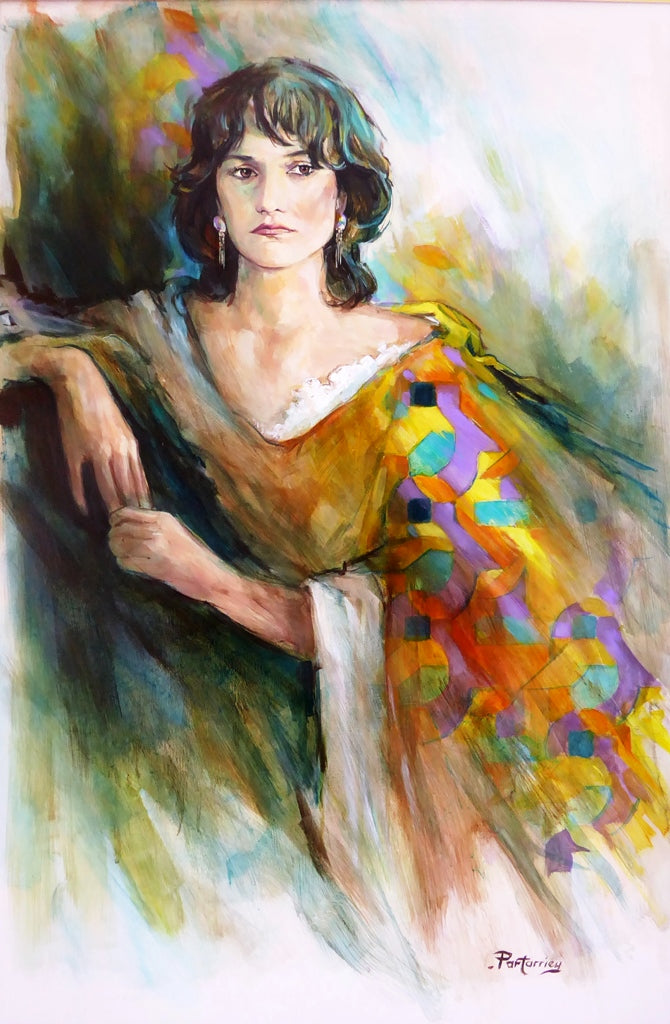 Mattin-Laurent PARTARRIEU – Portrait de femme (Œuvre originale)