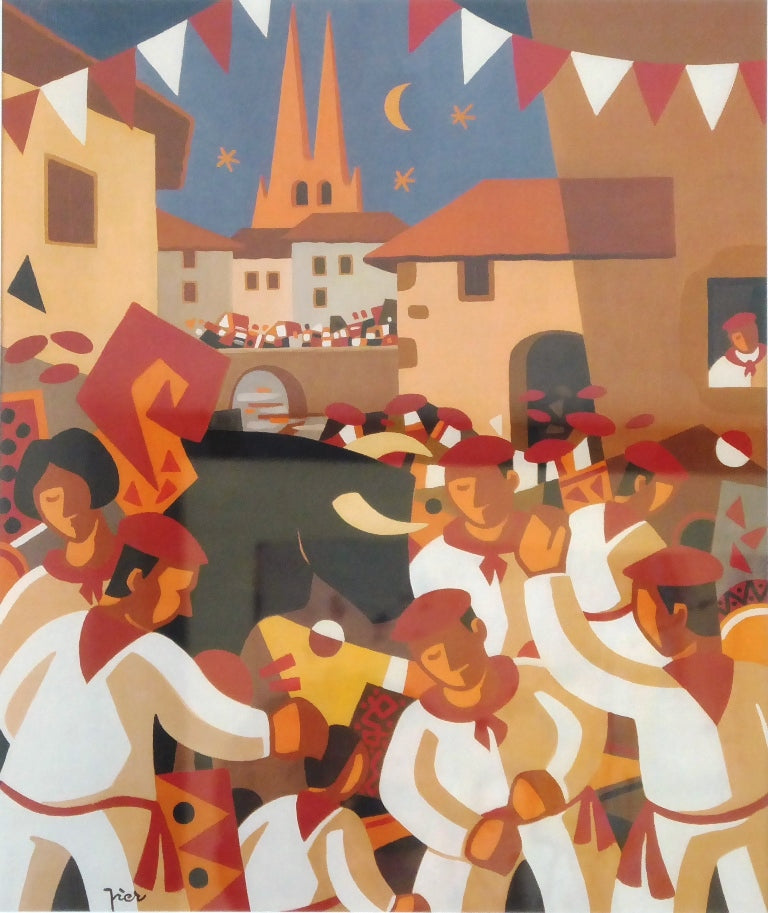 Pierre LABADIE dit PIER – Fêtes de BAYONNE (Reproduction contresignée)