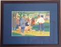 José ARRUE – Marché aux cochons (Lithographie signée dans la planche)