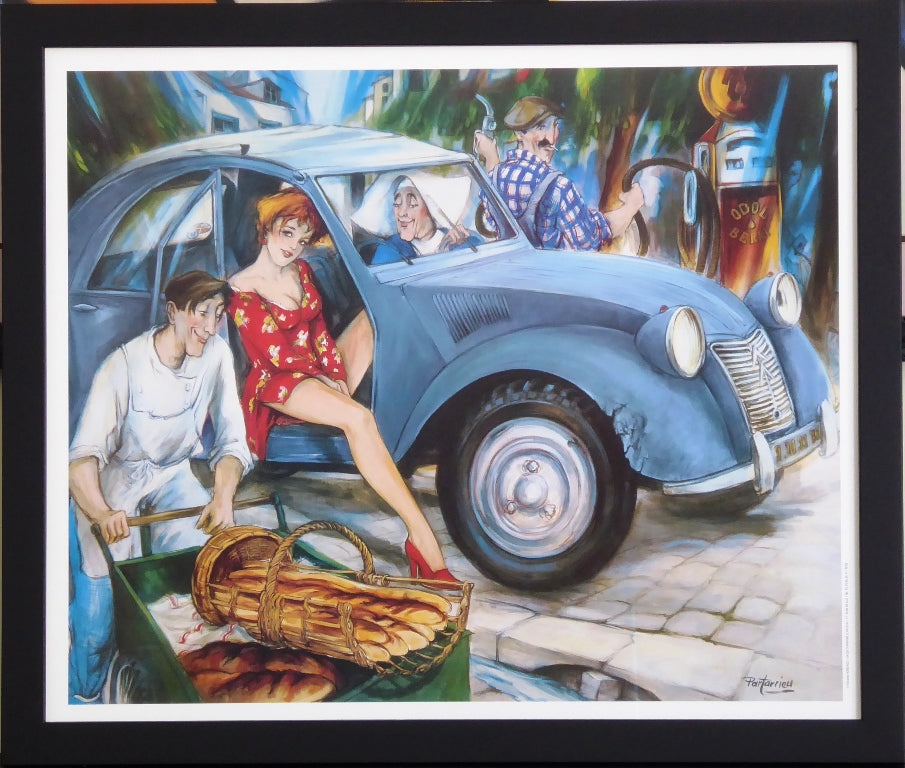 Mattin-Laurent PARTARRIEU – La 2CV et la pin-up