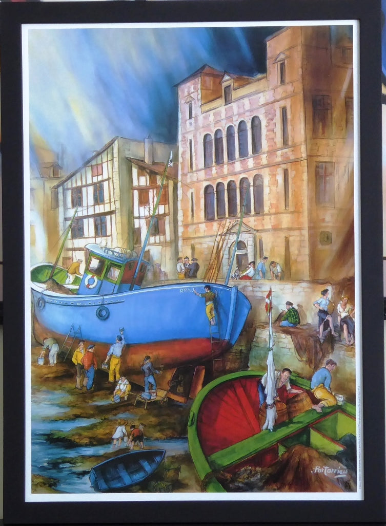 Mattin-Laurent PARTARRIEU – Réparation d'un bateau à SAINT-JEAN DE LUZ
