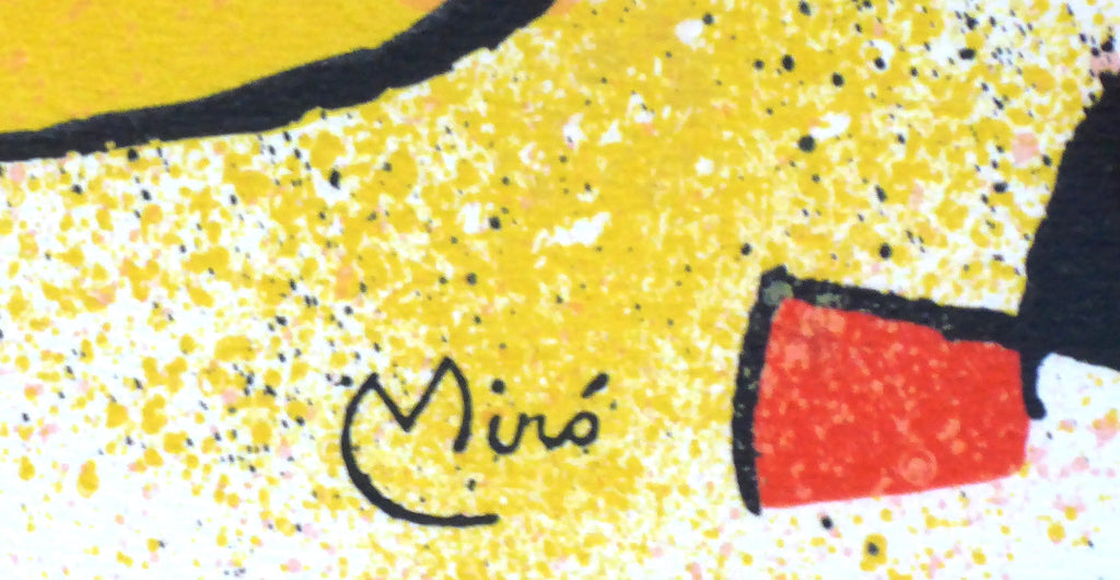 JOAN MIRÓ Les grenouilles (Lithographie originale signée dans la planche)