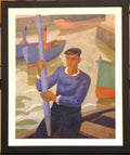 RAMIRO ARRUE Marin à la rame