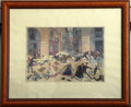José ARRUE Les fêtes de Bilbao - Sokamuturra (1905)