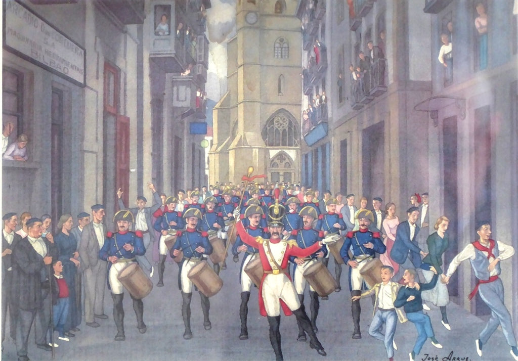 José ARRUE Tamborada San-Sébastian (1910)