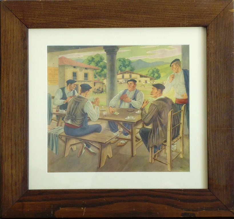 José ARRUE La partie de cartes
