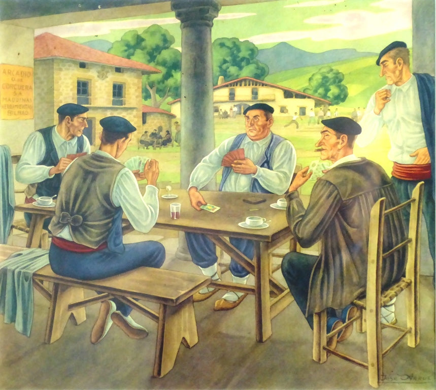 José ARRUE La partie de cartes