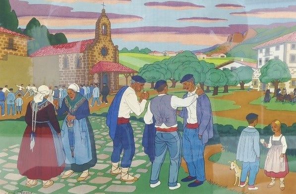 José ARRUE Y VALLE Dimanche au Pays-Basque