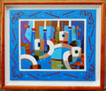 Pierre LABADIE dit PIER - Le port (Œuvre originale réalisée sur commande)