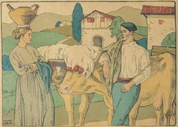 RAMIRO ARRUE – La rencontre (Circa 1922)
