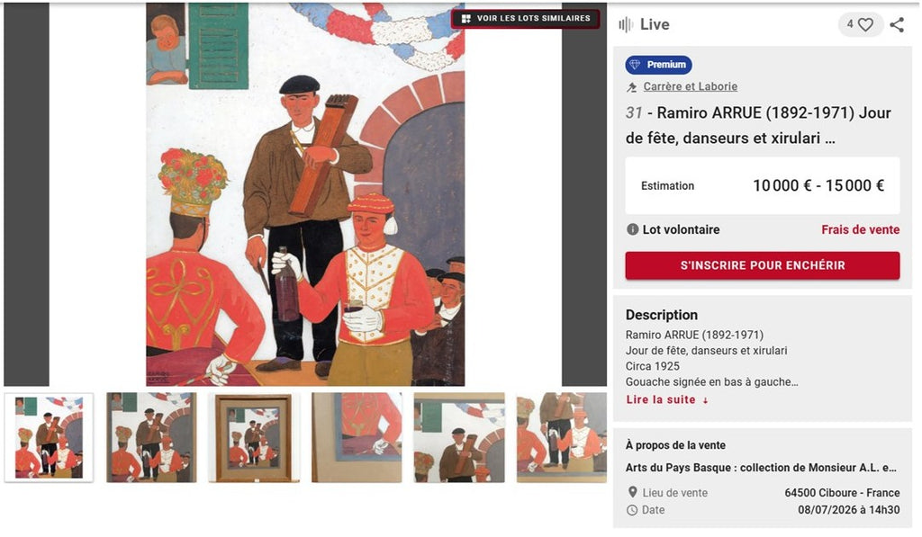 Céline MIRAILH-ARROSSSAGARAY - Tableau d'après un autre